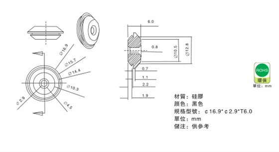 1111 橡胶护线圈说明